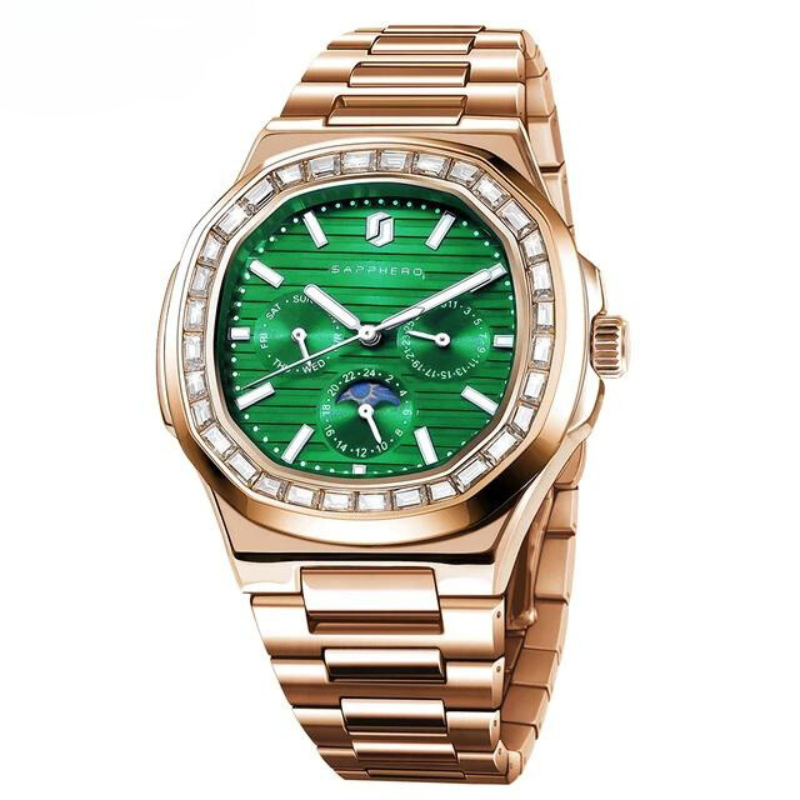 Foundation Sapphire Crystal Glass Watch