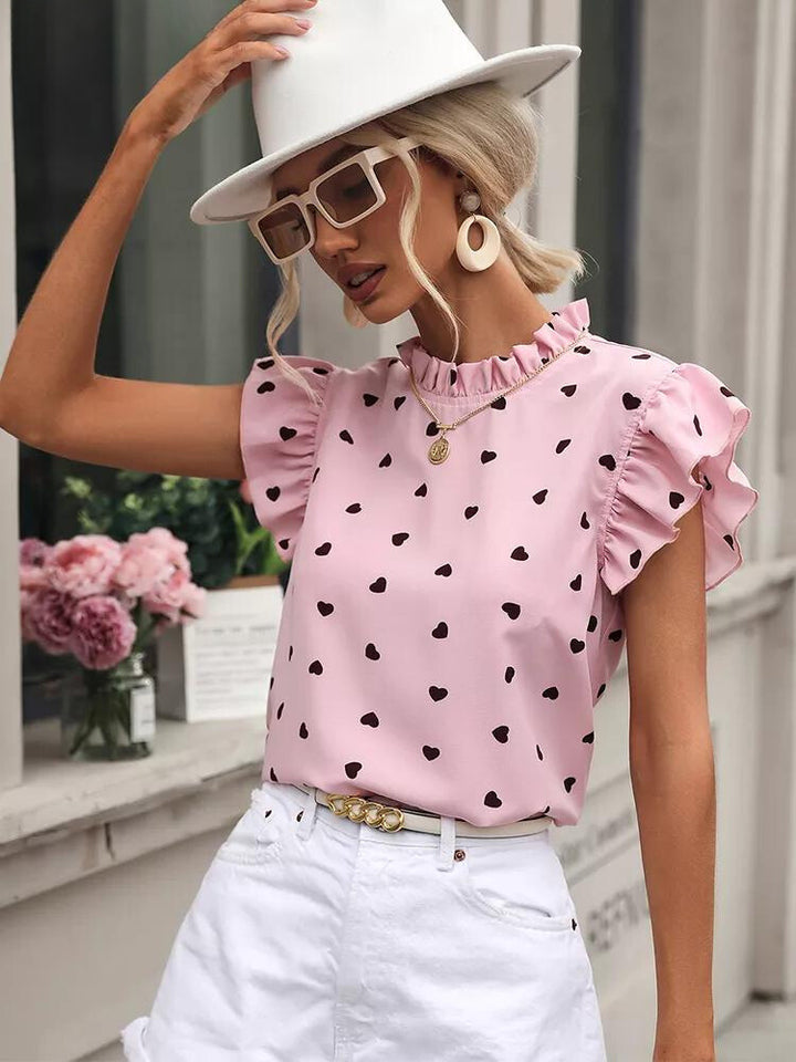 Polka Love Silk Shirt