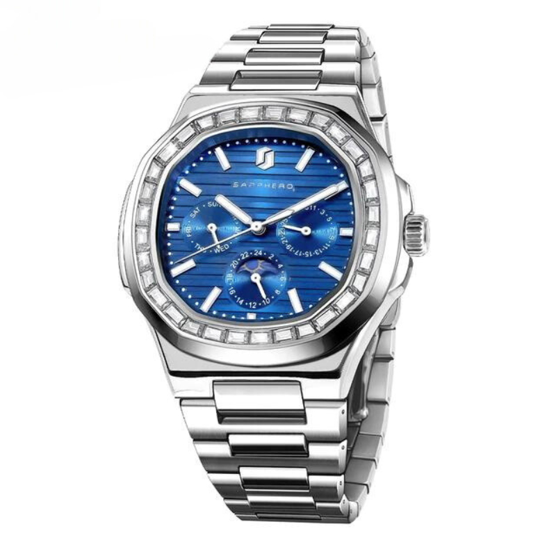 Foundation Sapphire Crystal Glass Watch