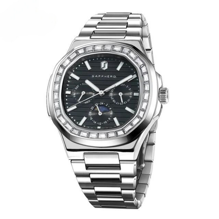 Foundation Sapphire Crystal Glass Watch