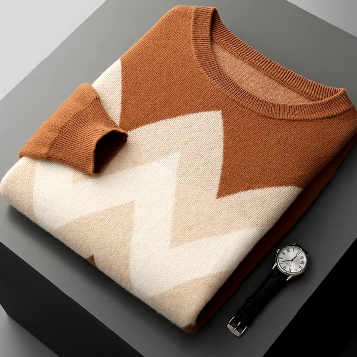 Geometric Wool Sweater