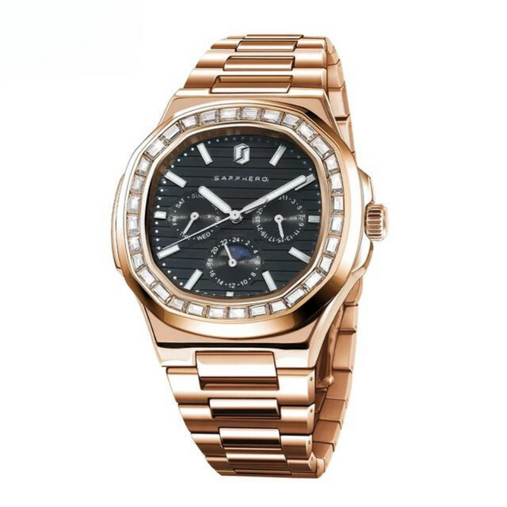 Foundation Sapphire Crystal Glass Watch