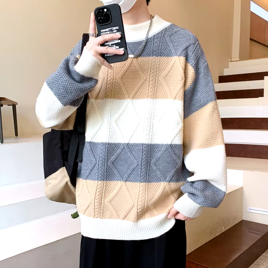 Aspire Geometric Sweater