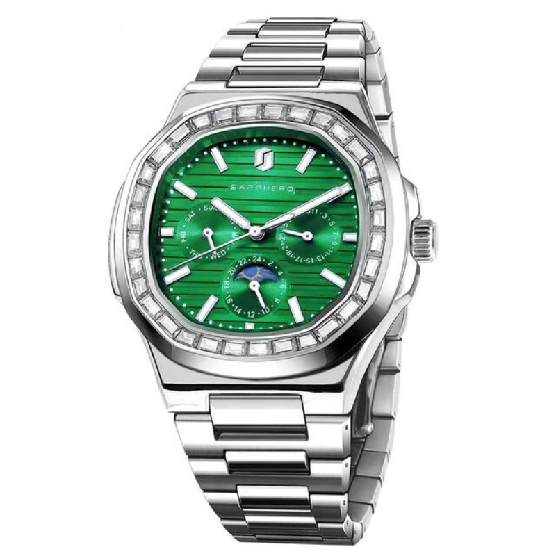 Foundation Sapphire Crystal Glass Watch