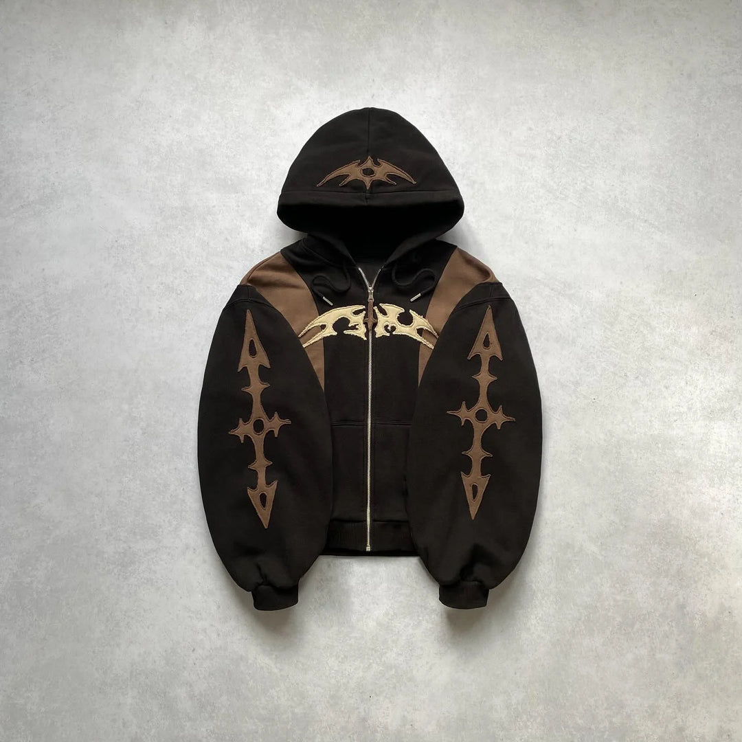 Tribal Grunge Hoodie