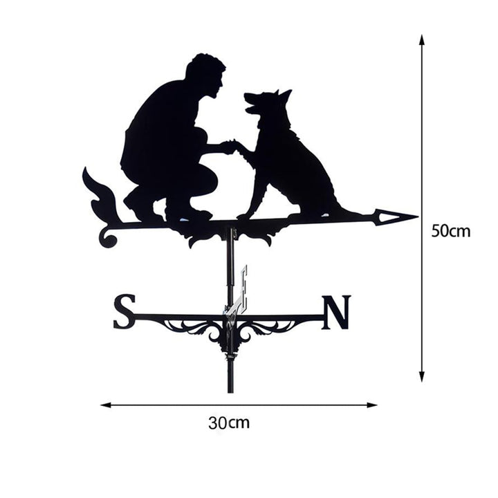 Man's Best Friend Weather Vane