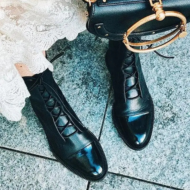 Capstone Patent Leather Boots