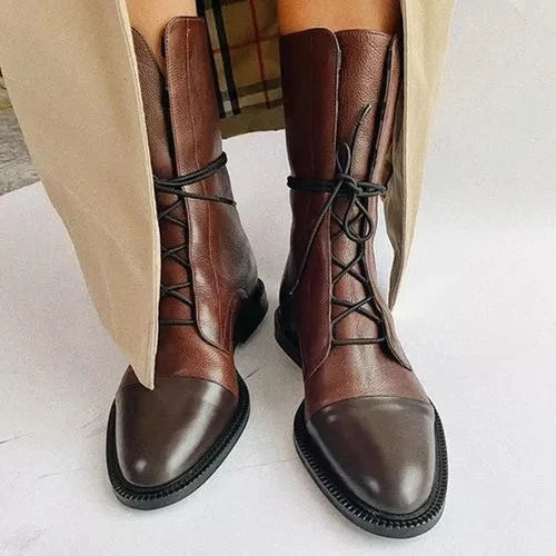 Capstone Patent Leather Boots