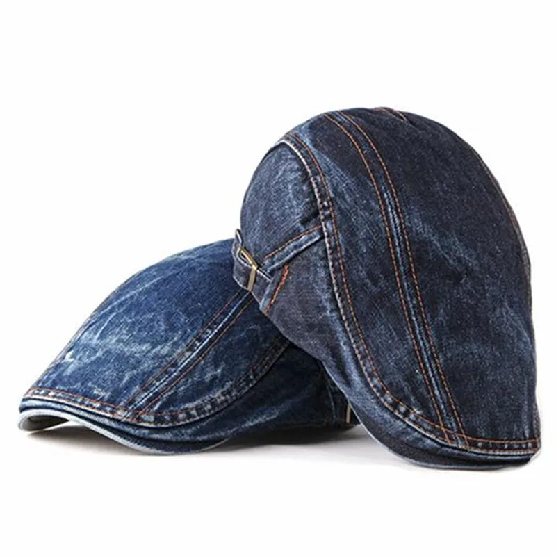 Newsboy Denim Cap