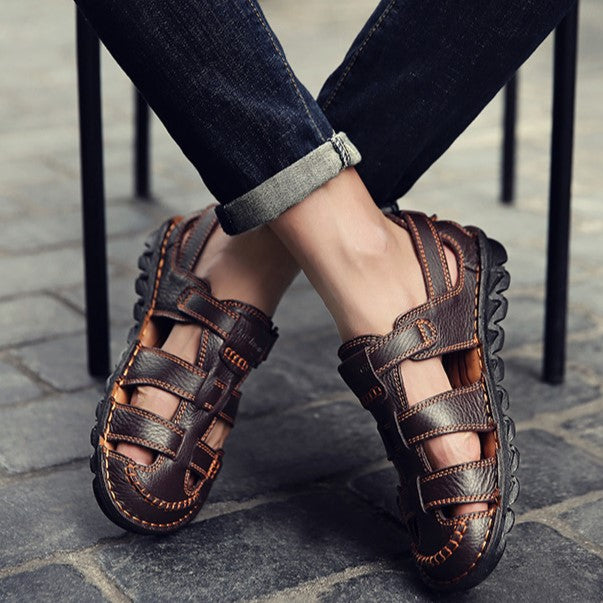 Oscar Firenze Italian Leather Sandals