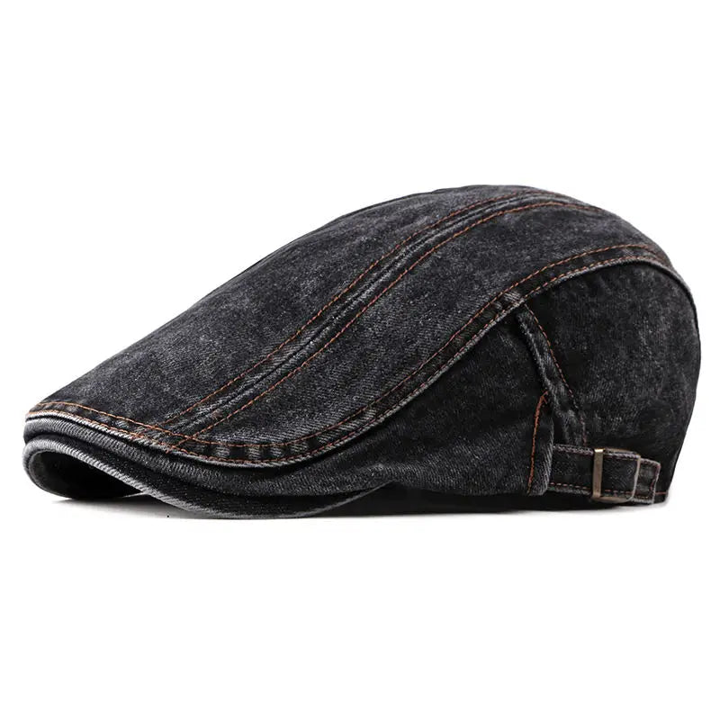 Newsboy Denim Cap