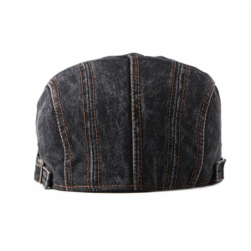 Newsboy Denim Cap