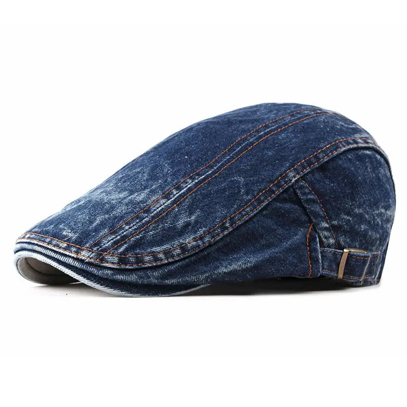 Newsboy Denim Cap