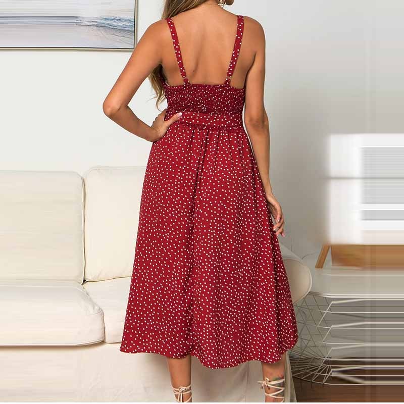 Dot Diva Pleated Sundress