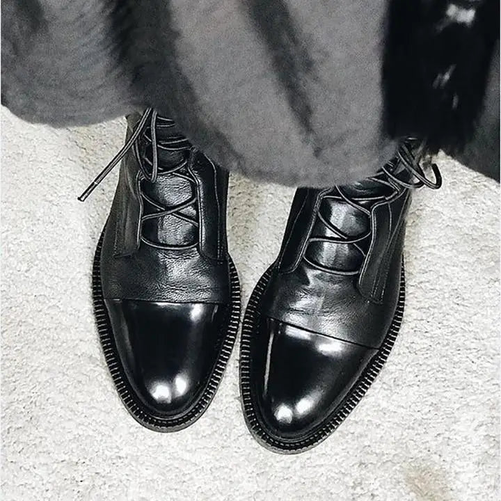 Capstone Patent Leather Boots