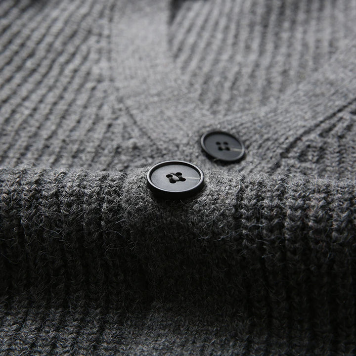 Knurl Button Classic Sweater