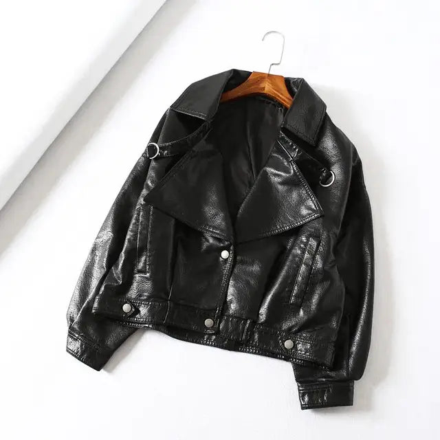 Arden Batwing Leather Jacket