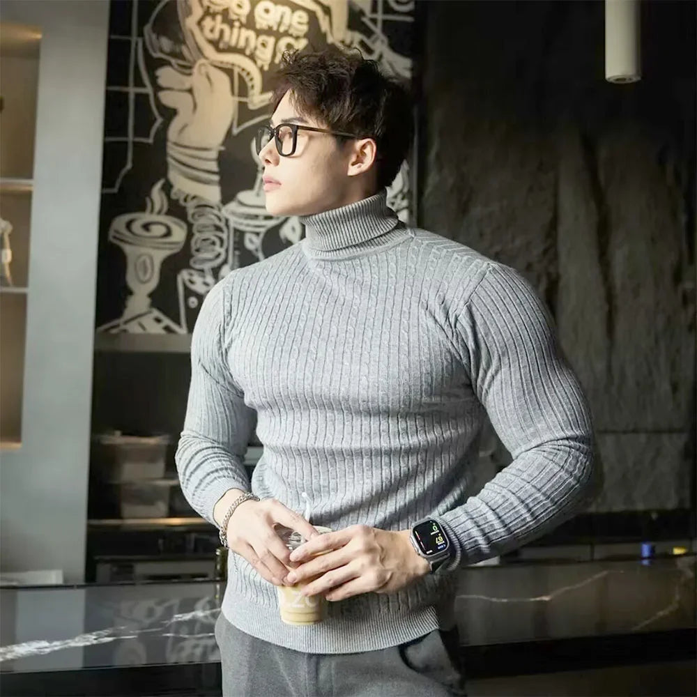 Ares V-taper Knit Sweater