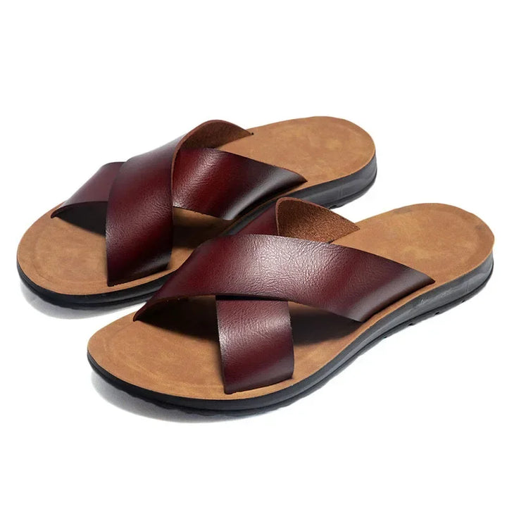 Lorenzo Porro Leather Sandals