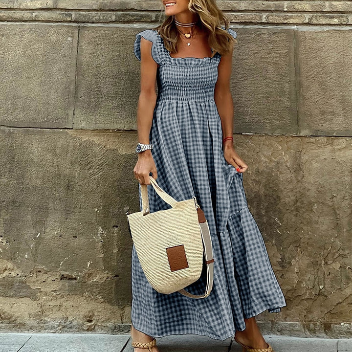 Plaid Paradise Maxi Dress