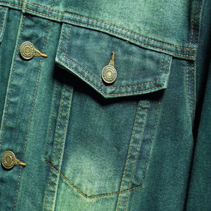 Emerald Stonewash Denim Jacket