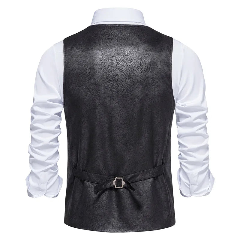 James Harding Genuine Leather Vest