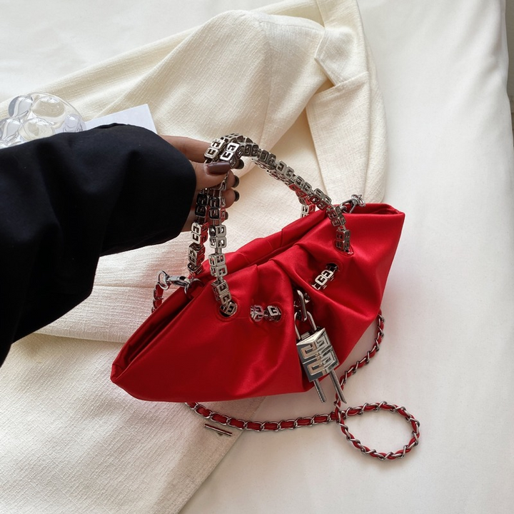 Kate Luxury Silk Chain Crossbody