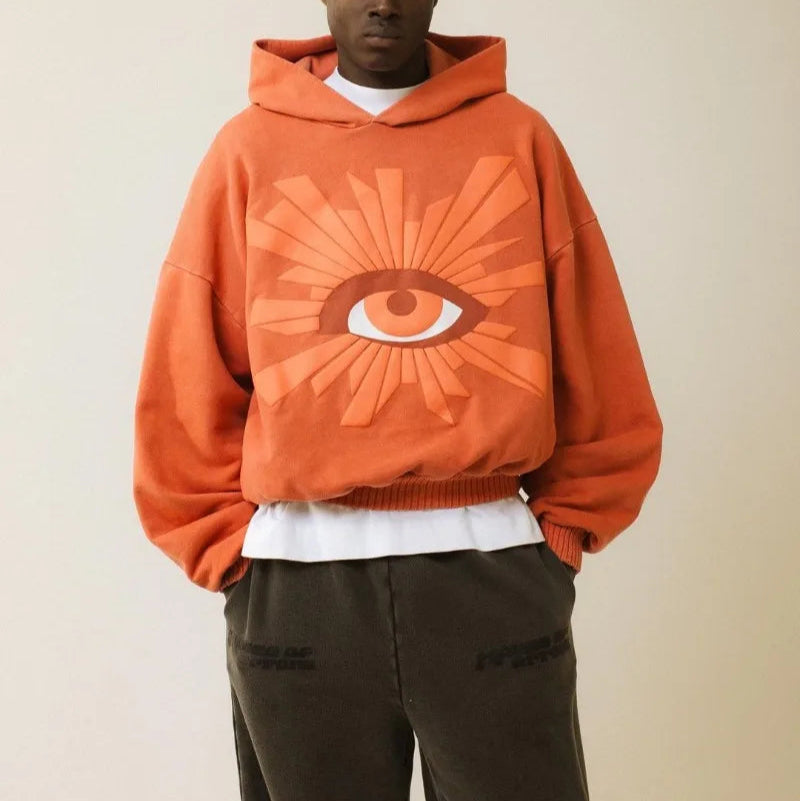 All Seeing Patchwork Hoodie