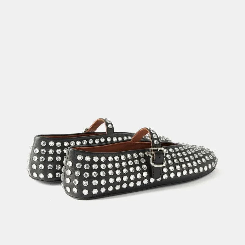 Allure Crystal Embellished Flats