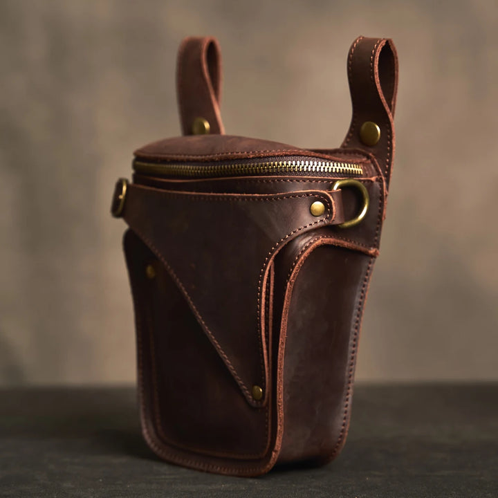 Urban Explorer Leather Waist Bag