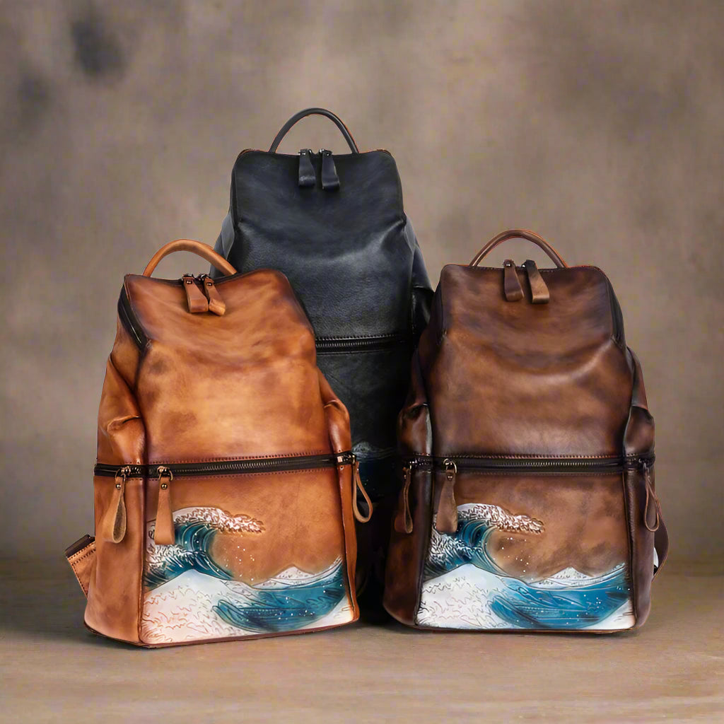 Kanagawa Great Wave Backpack