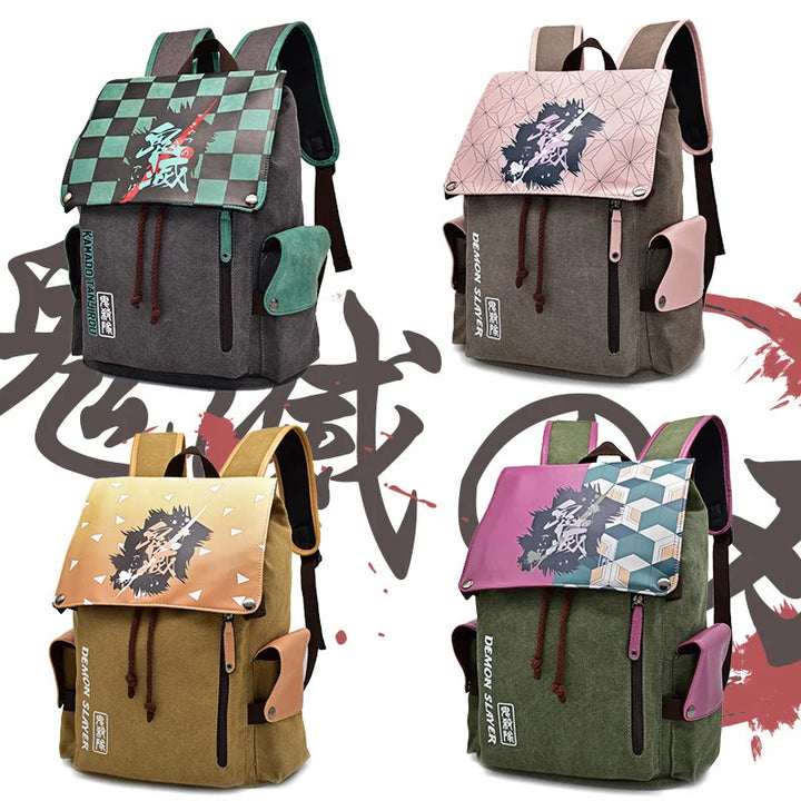 Demon Slayer Canvas Backpack