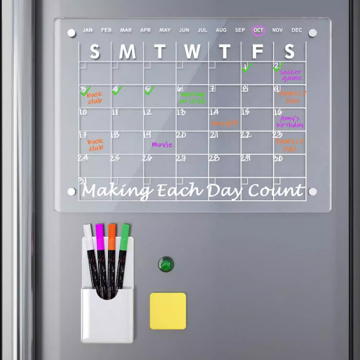 Plan-it Magnetic Fridge Calendar