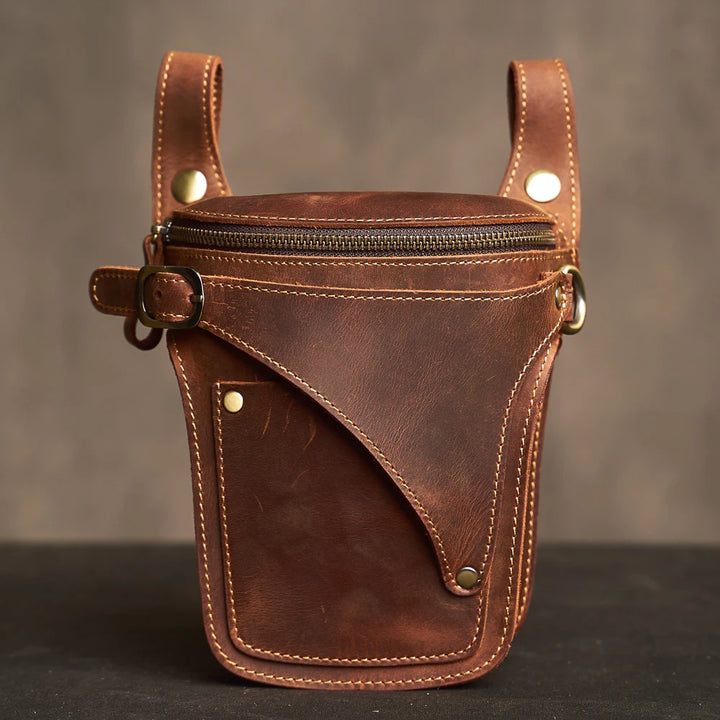 Urban Explorer Leather Waist Bag