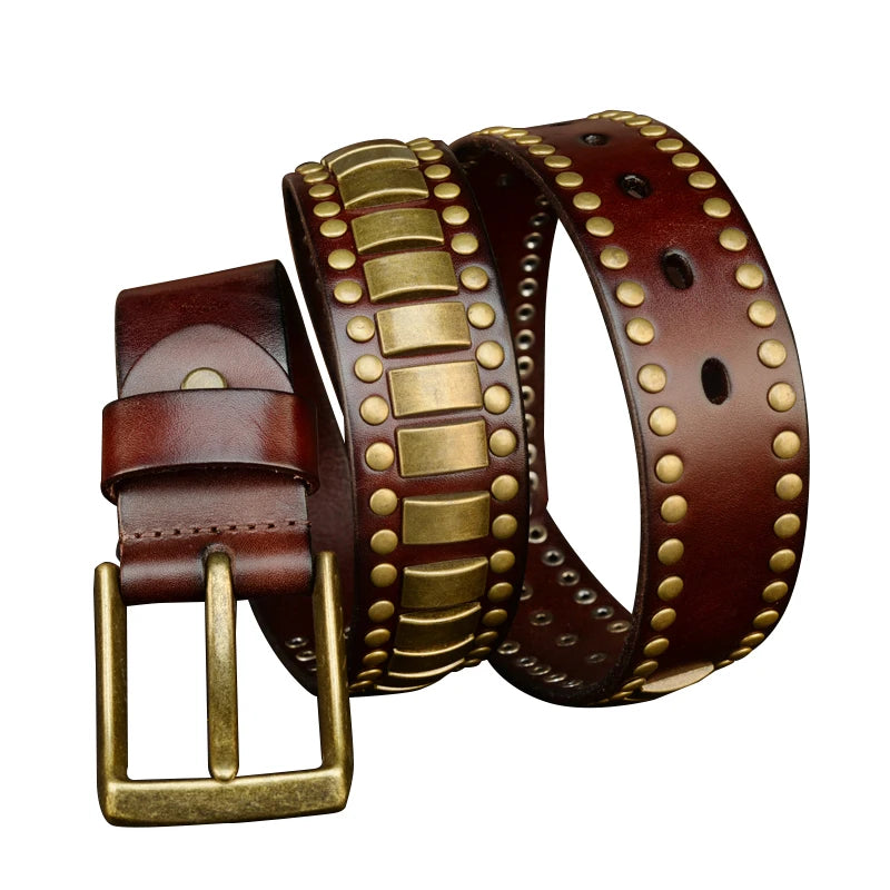 Legacy Leather Rivet Belt