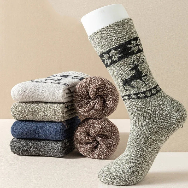 Elk Crew Merino Wool Socks