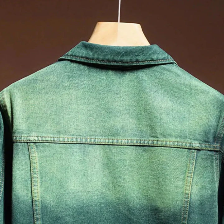 Emerald Stonewash Denim Jacket