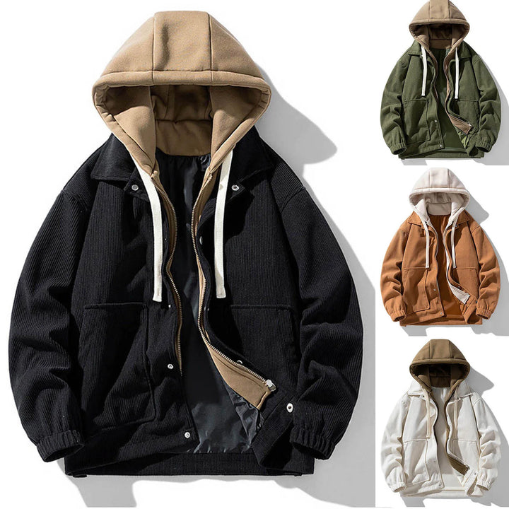 Ridgeway Hooded Corduroy Jacket