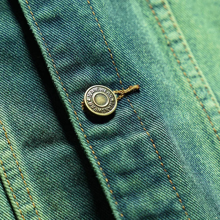 Emerald Stonewash Denim Jacket