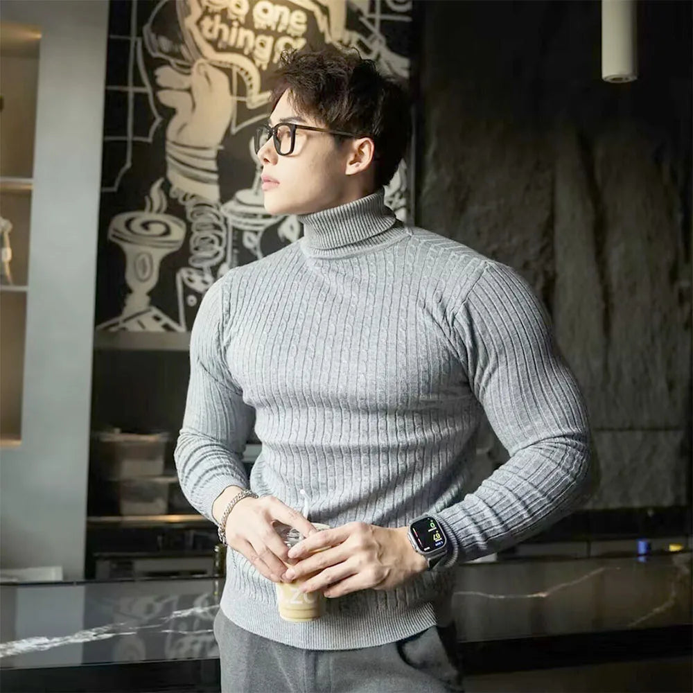 Ares V-taper Knit Sweater