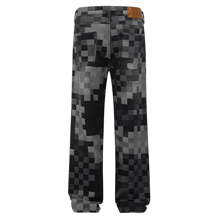 Mosaic Glitch Jeans