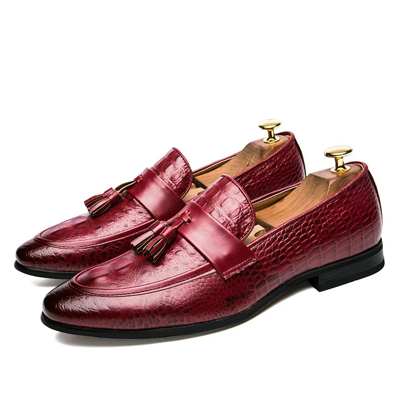 Lorenzo Porro Croc Loafers