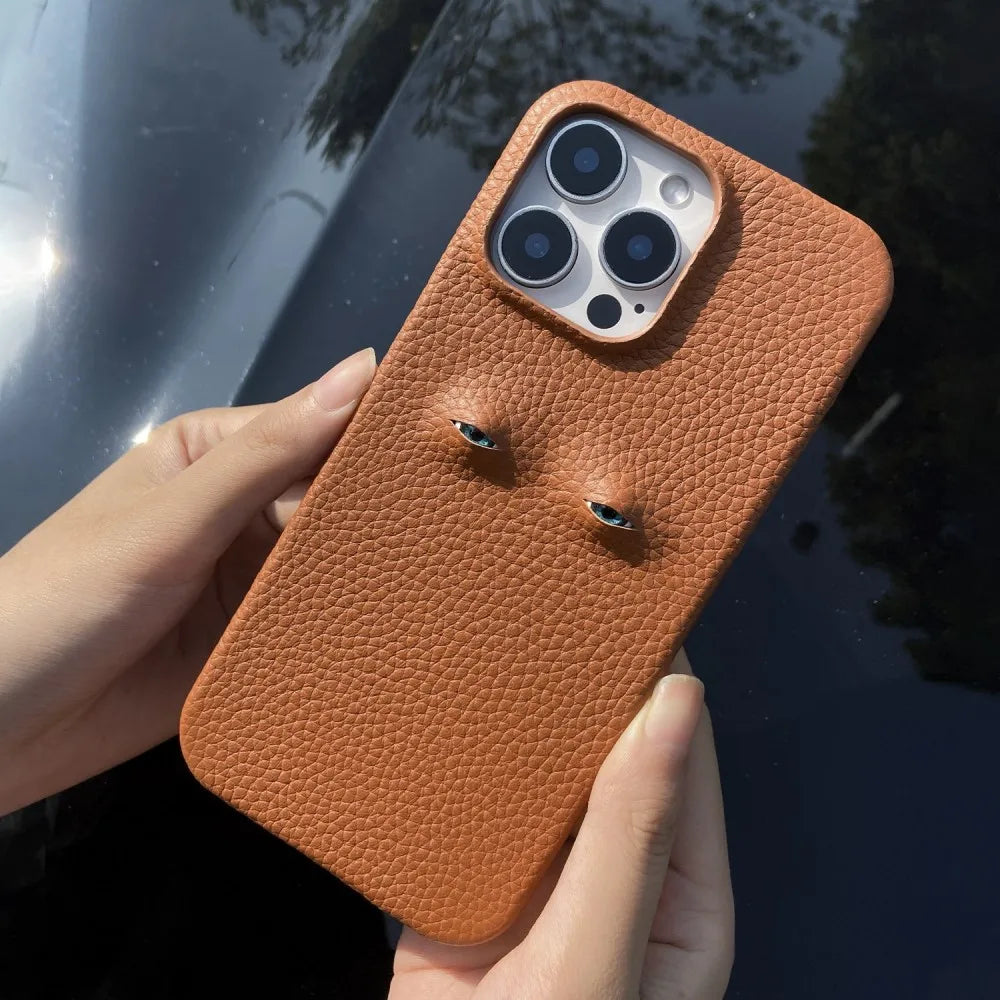 Watcher Leather iPhone Case