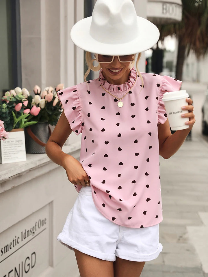 Polka Love Silk Shirt