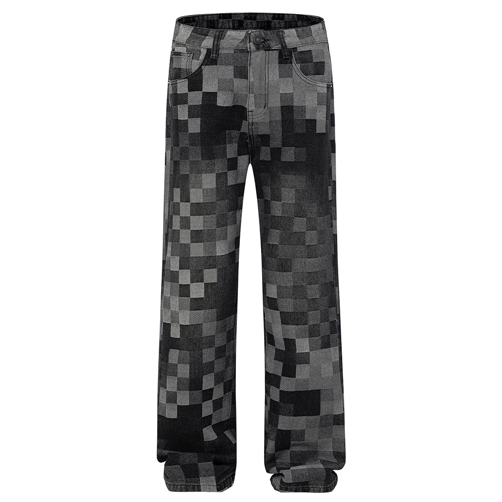 Mosaic Glitch Jeans