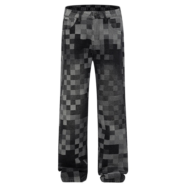 Mosaic Glitch Jeans