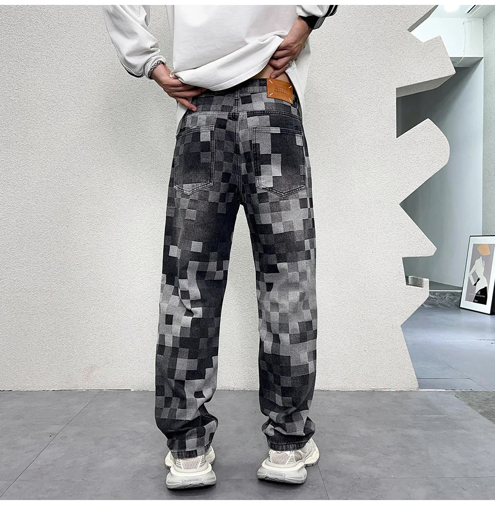 Mosaic Glitch Jeans