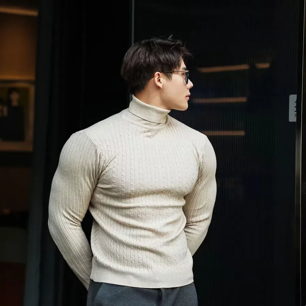 Ares V-taper Knit Sweater