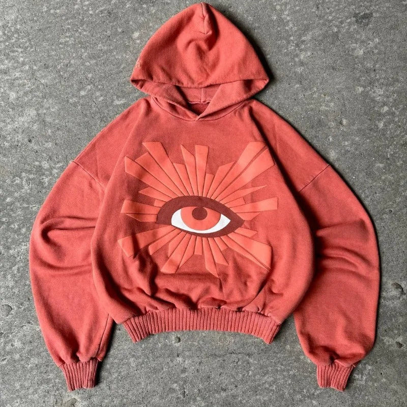 All Seeing Patchwork Hoodie