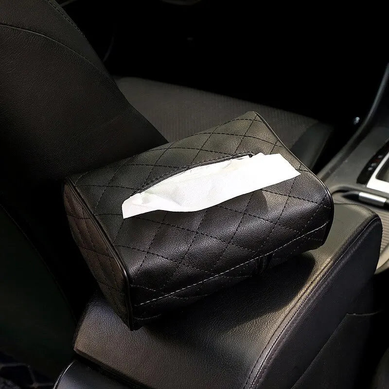 Drivemate Leather Tissue Box